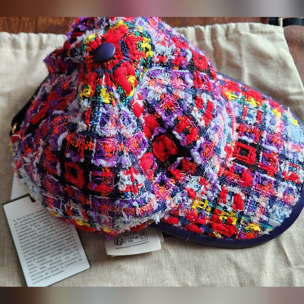 SOLD Gucci Tweed Cap